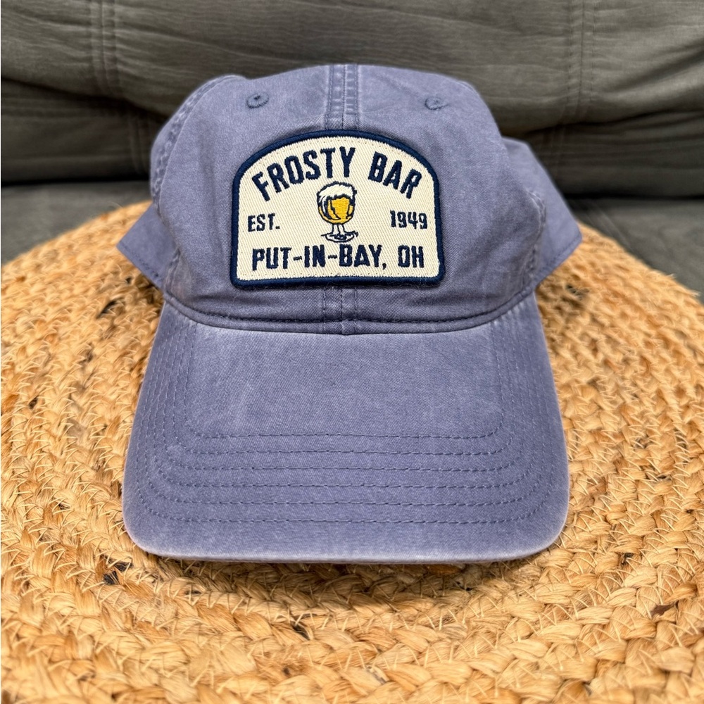 Vintage Frosty Bar Put-In-Bay, OH est. 1949 vintage navy hat OS